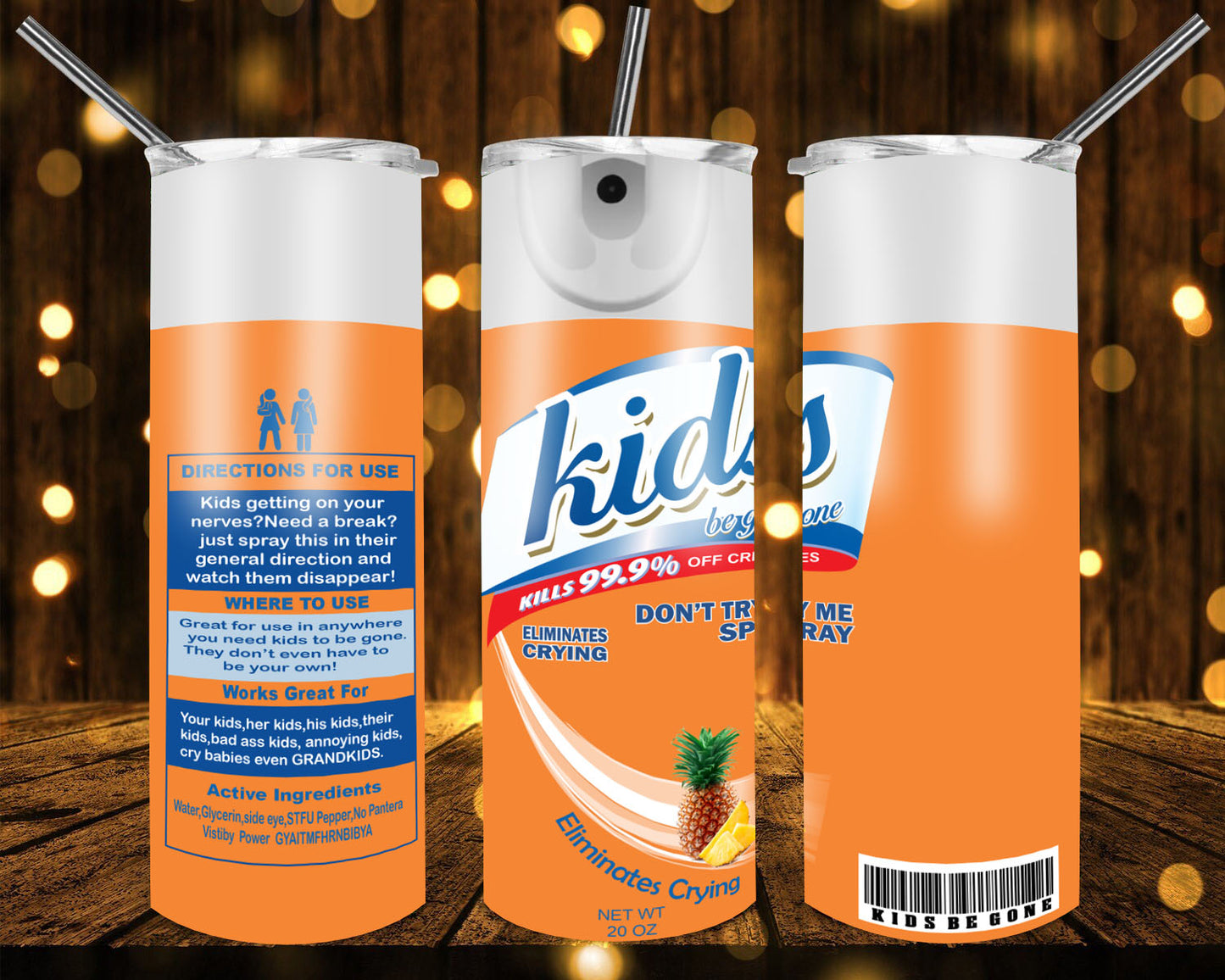 Kids Be Gone 20 oz Tumblers