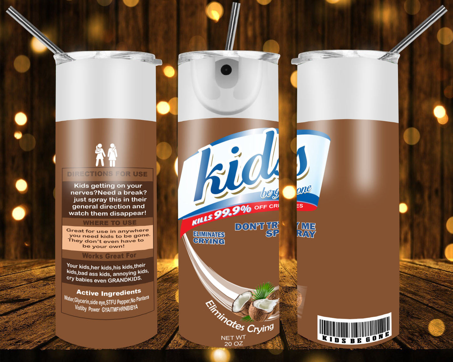 Kids Be Gone 20 oz Tumblers
