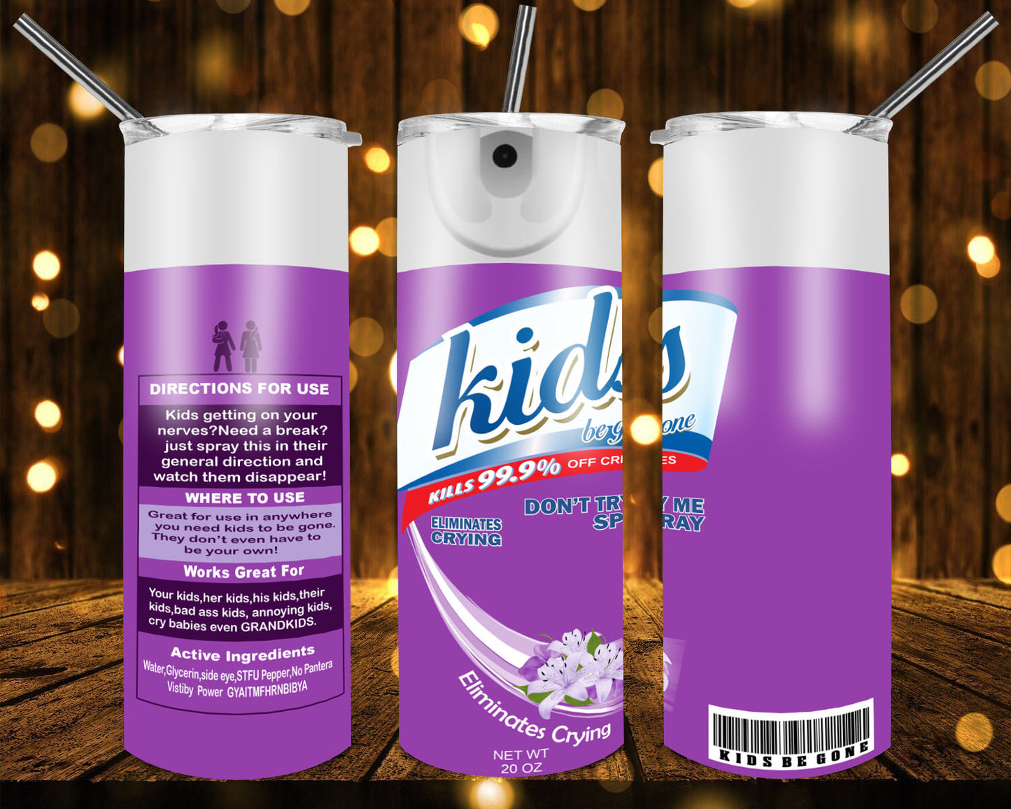 Kids Be Gone 20 oz Tumblers