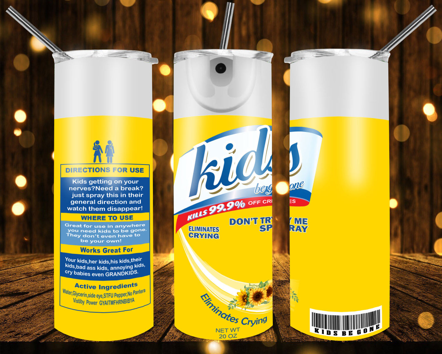 Kids Be Gone 20 oz Tumblers