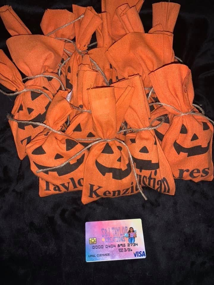 Halloween custom party bags