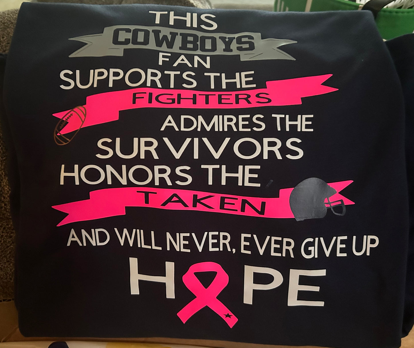 This Fan Supports the Fighters Admires the Survivors
