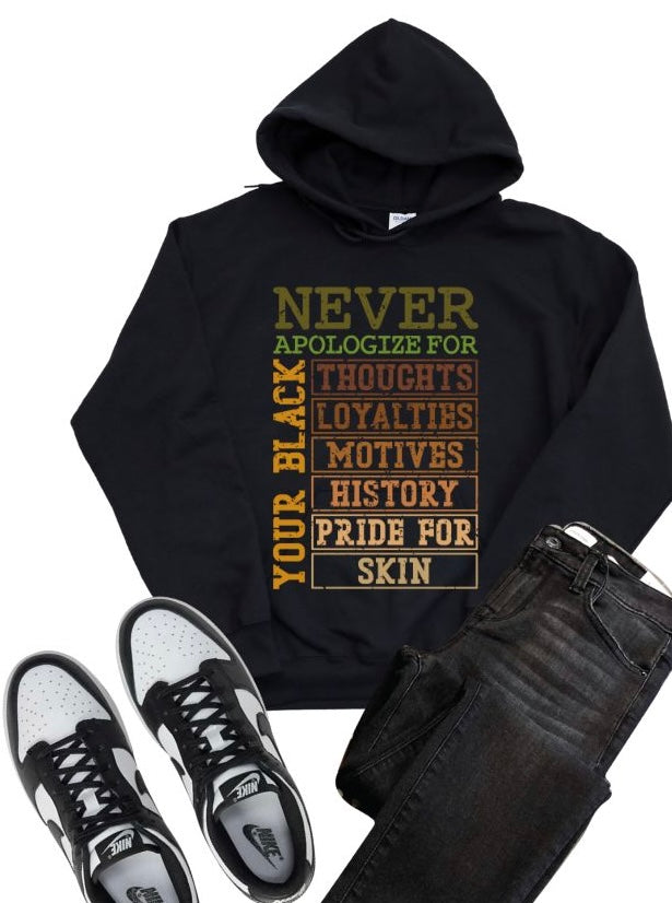 Never Apologize