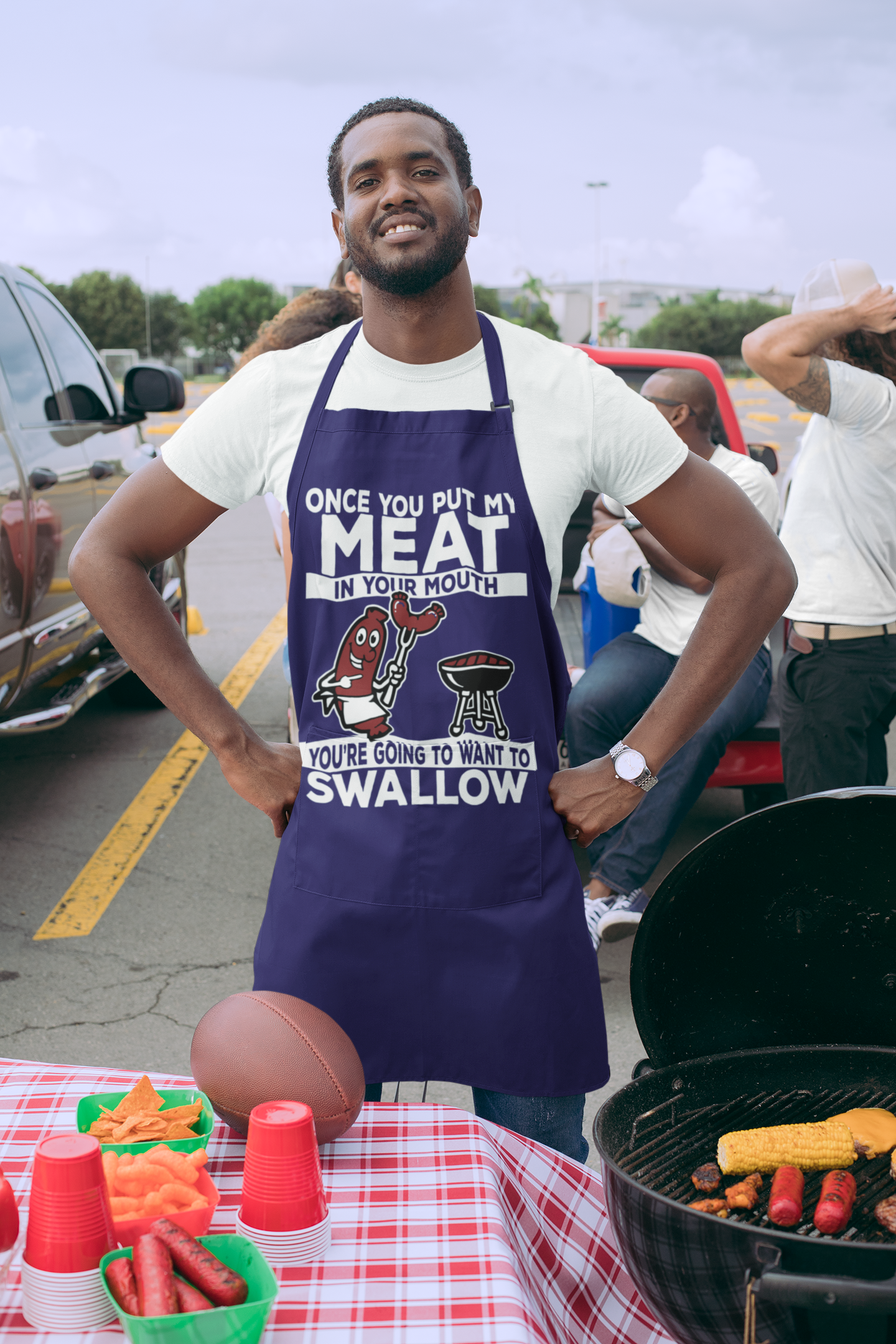 ONCE YOU PUT MY MEAT IN YOUR MOUTH APRON