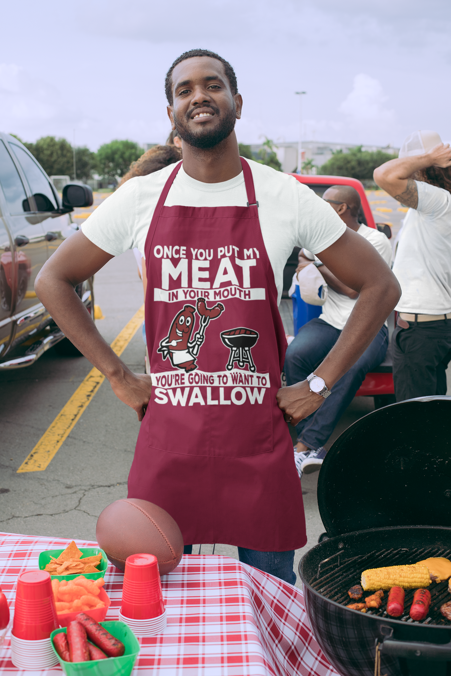 ONCE YOU PUT MY MEAT IN YOUR MOUTH APRON
