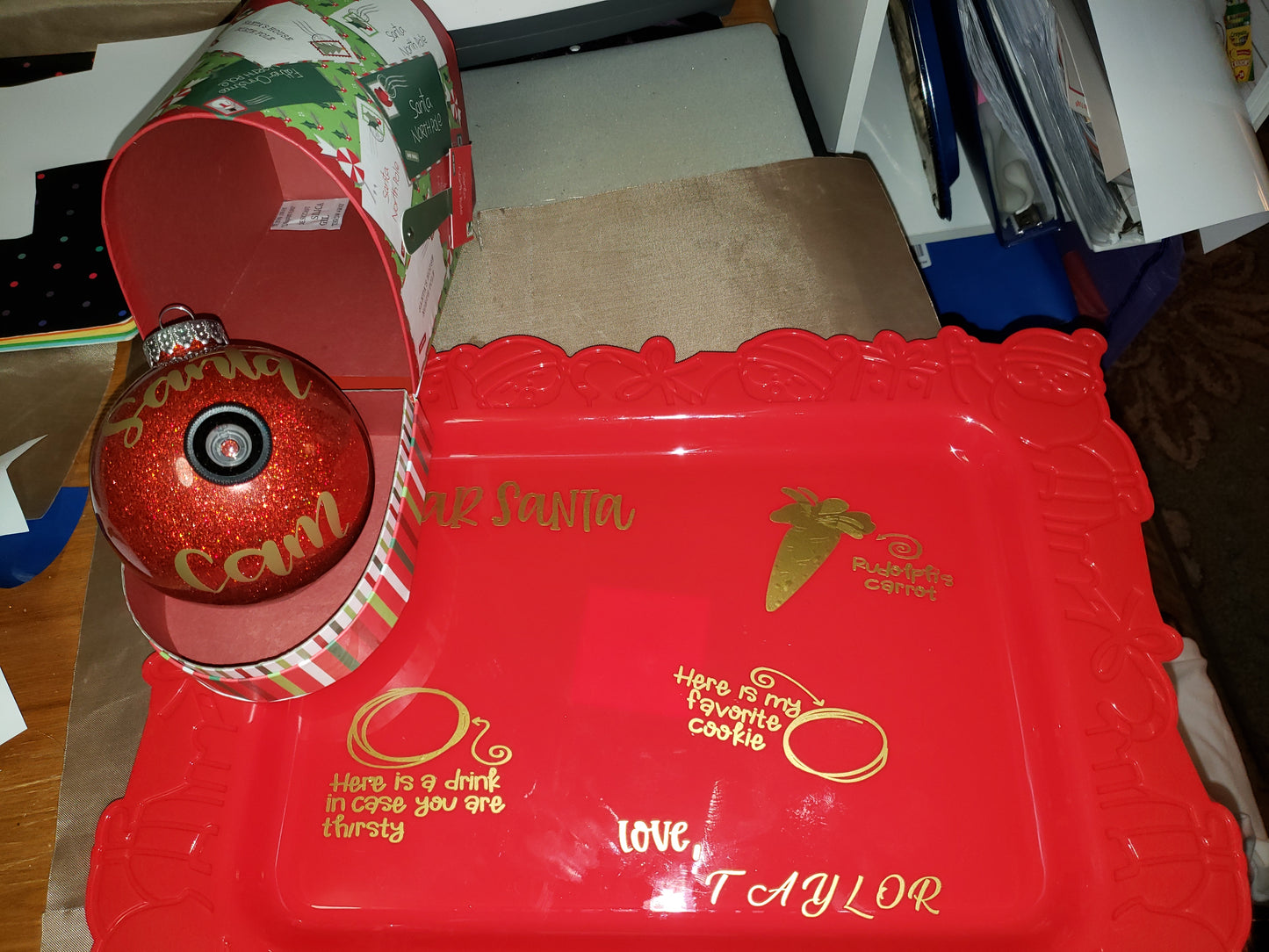 Santa's cookie trays