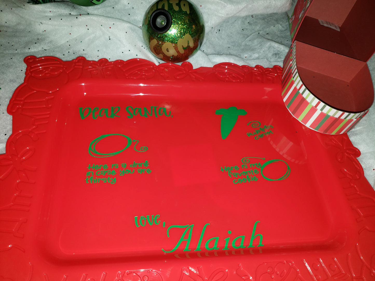 Santa cookie Trays