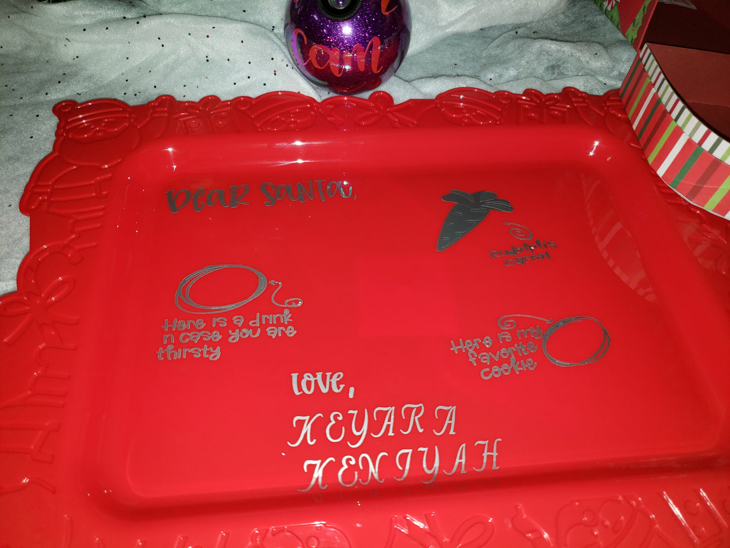 Santa cookie Trays