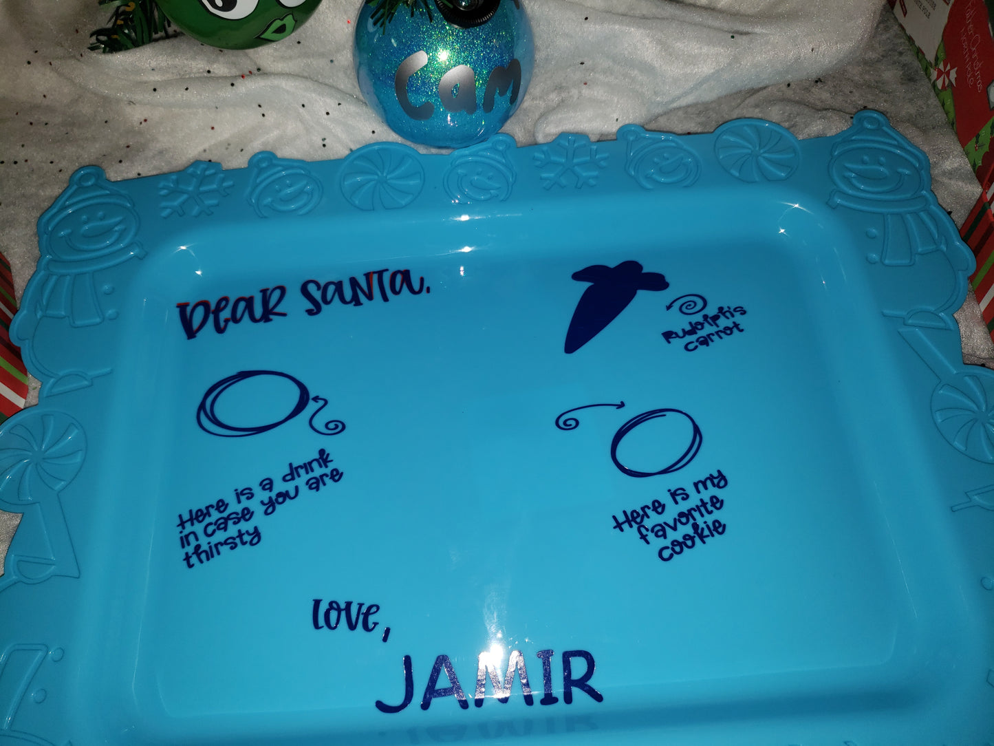 Santa cookie Trays