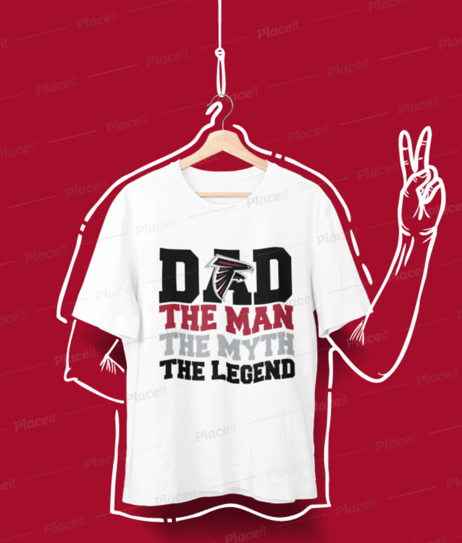 Dallas Cowboys NFL Football Dad The Man The Myth The Legend T-Shirt