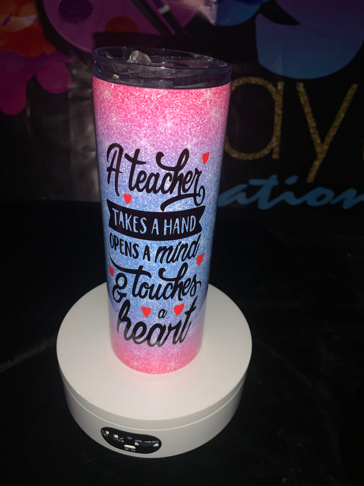 A Teacher teaches 20 Oz Tumbler