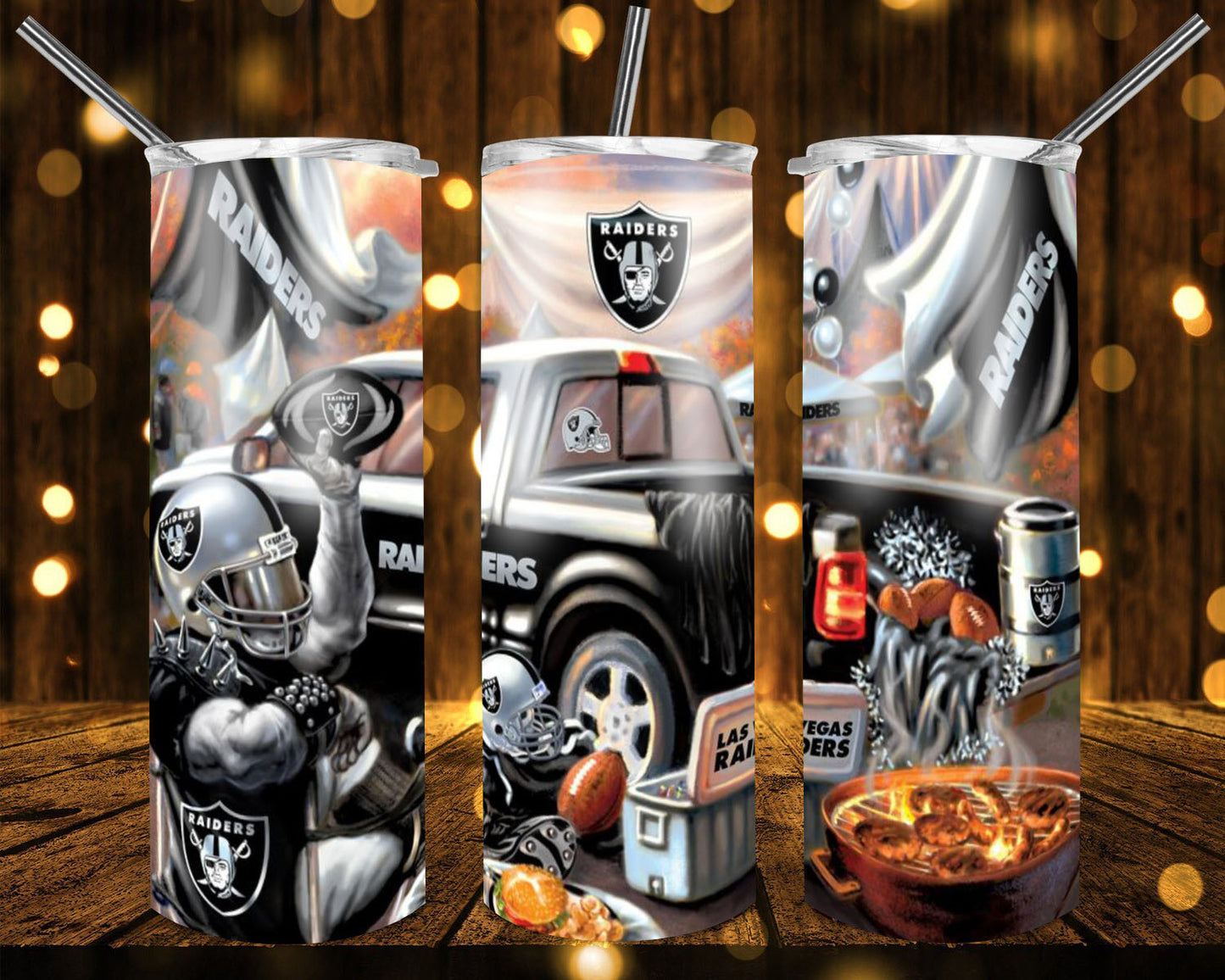 NFL Game Day  Inspired  20 0z Tumbler