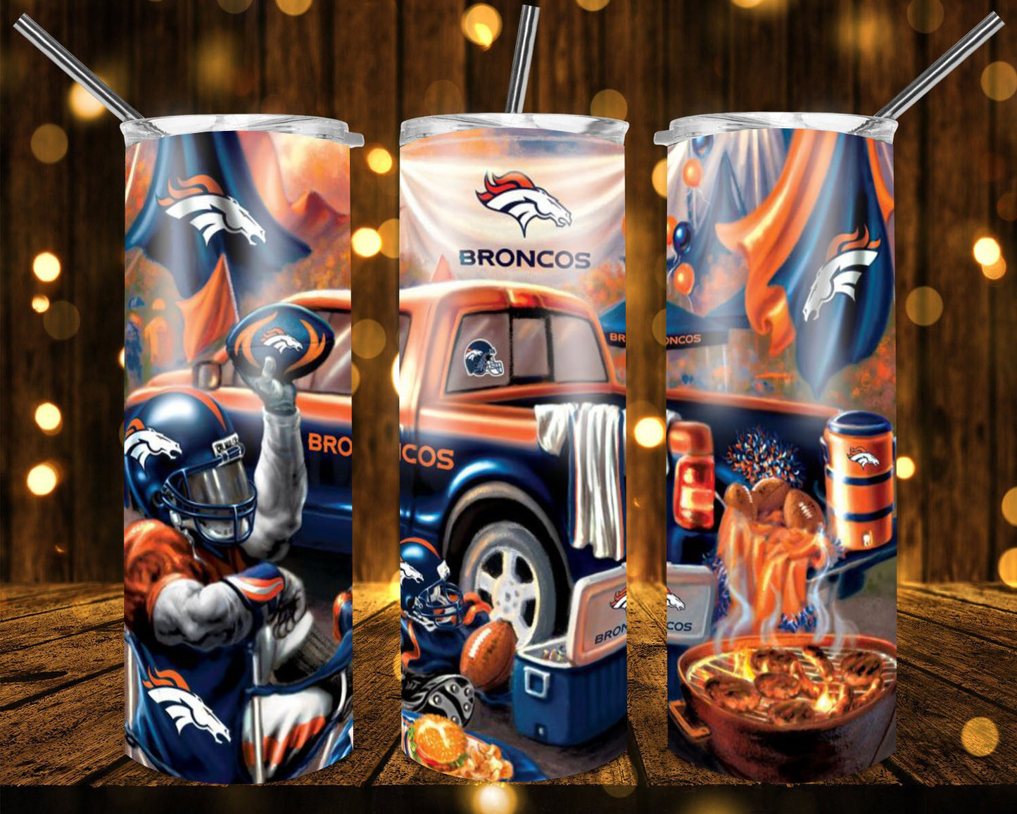 NFL Game Day  Inspired  20 0z Tumbler