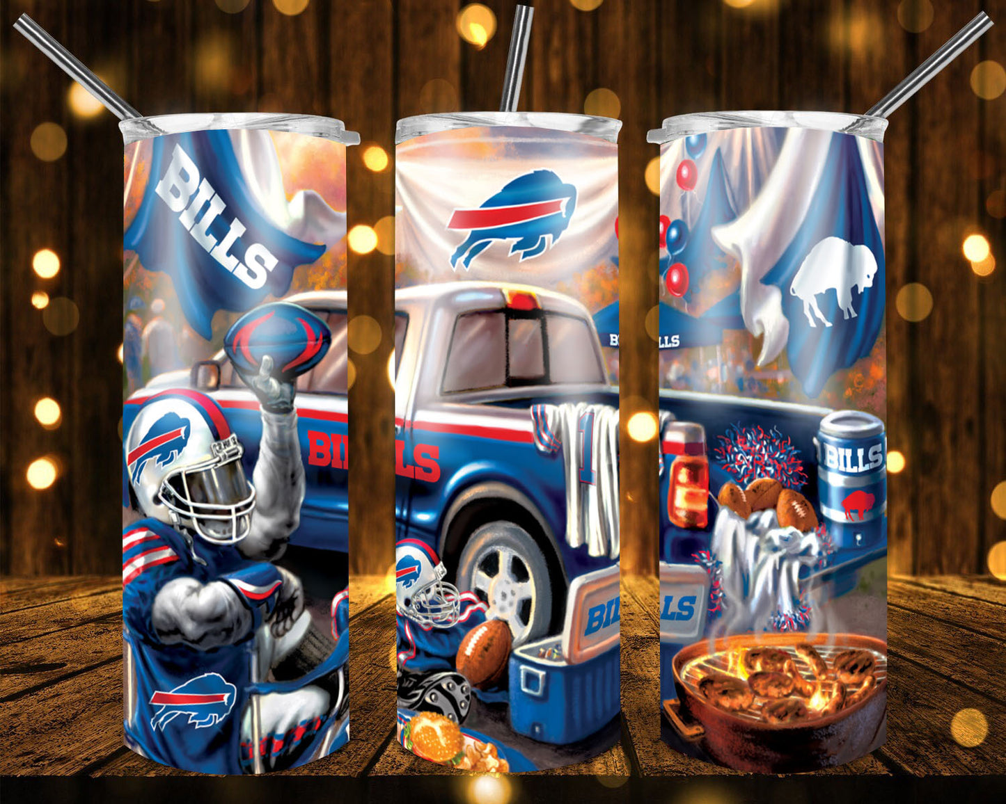 NFL Game Day  Inspired  20 0z Tumbler