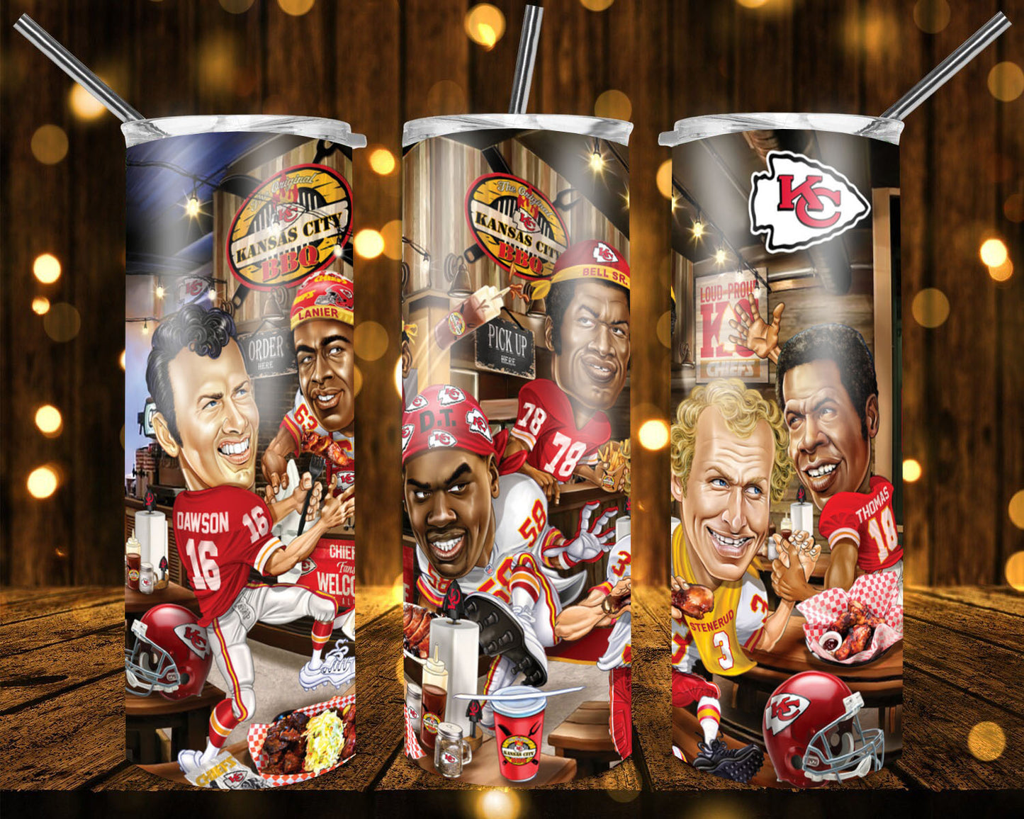 NFL Game Day  Inspired  20 0z Tumbler