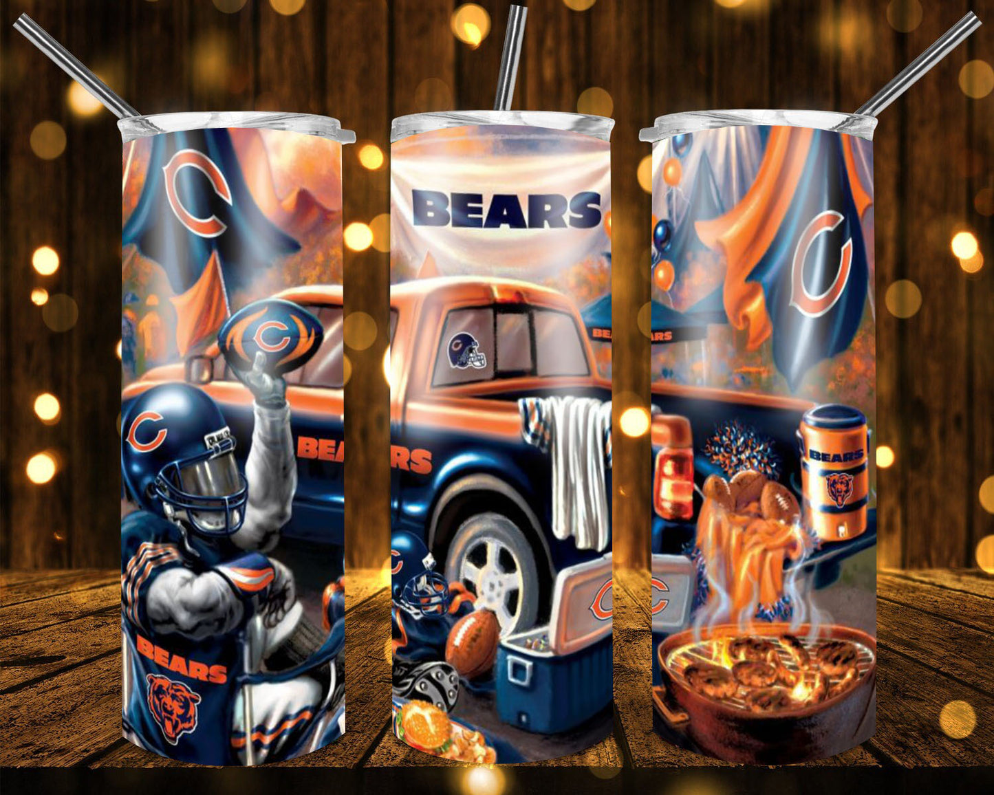 NFL Game Day  Inspired  20 0z Tumbler