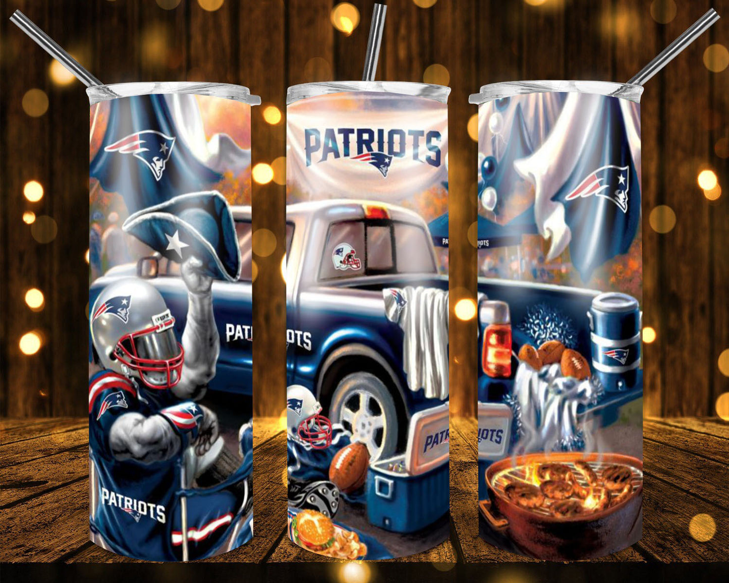 NFL Game Day  Inspired  20 0z Tumbler