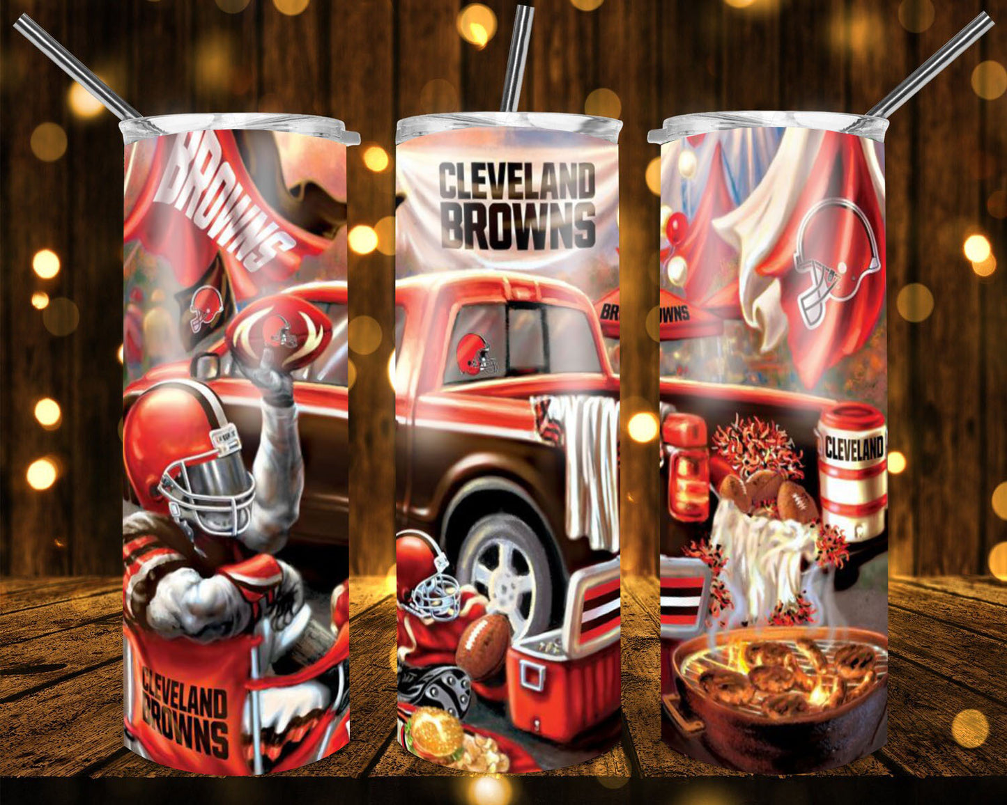 NFL Game Day  Inspired  20 0z Tumbler