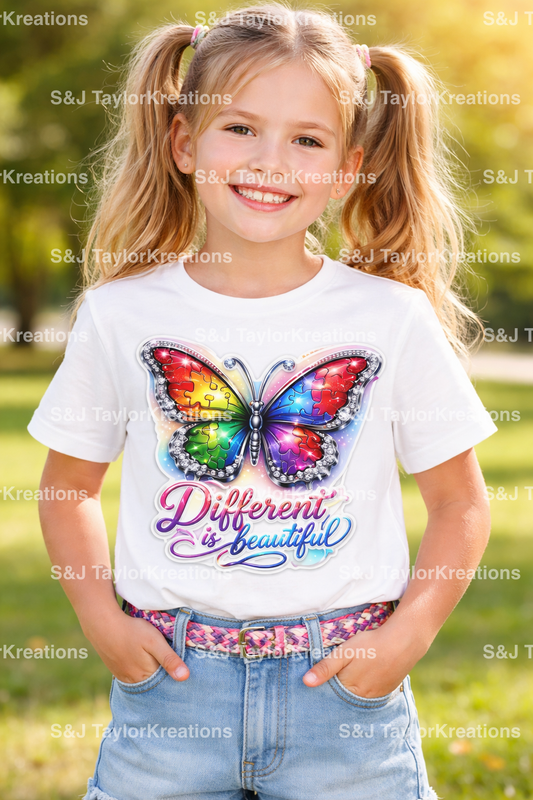 Different is Beautiful Butterfly