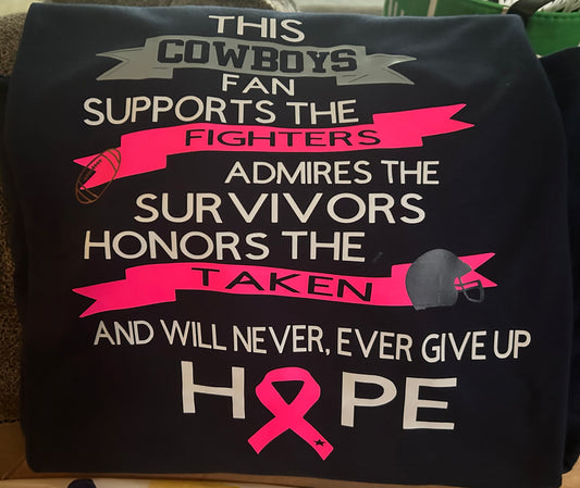 This Fan Supports the Fighters Admires the Survivors