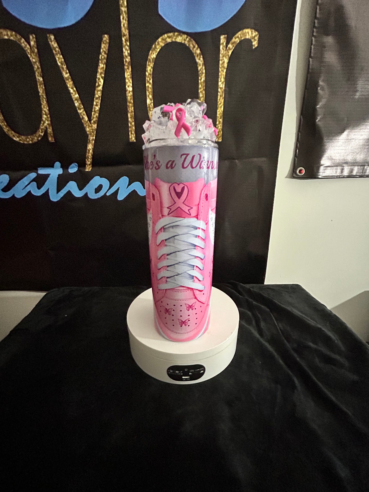 She’s a Winner Breast Cancer Tumbler