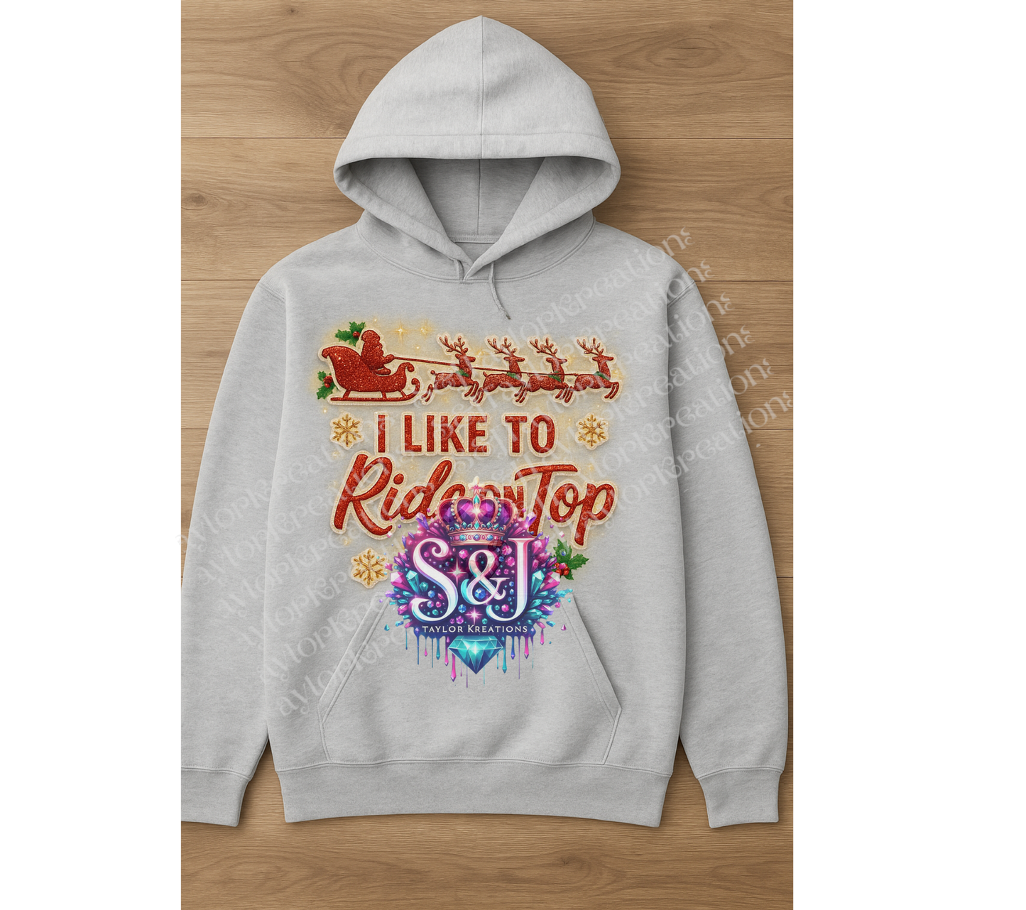 I like riding on top