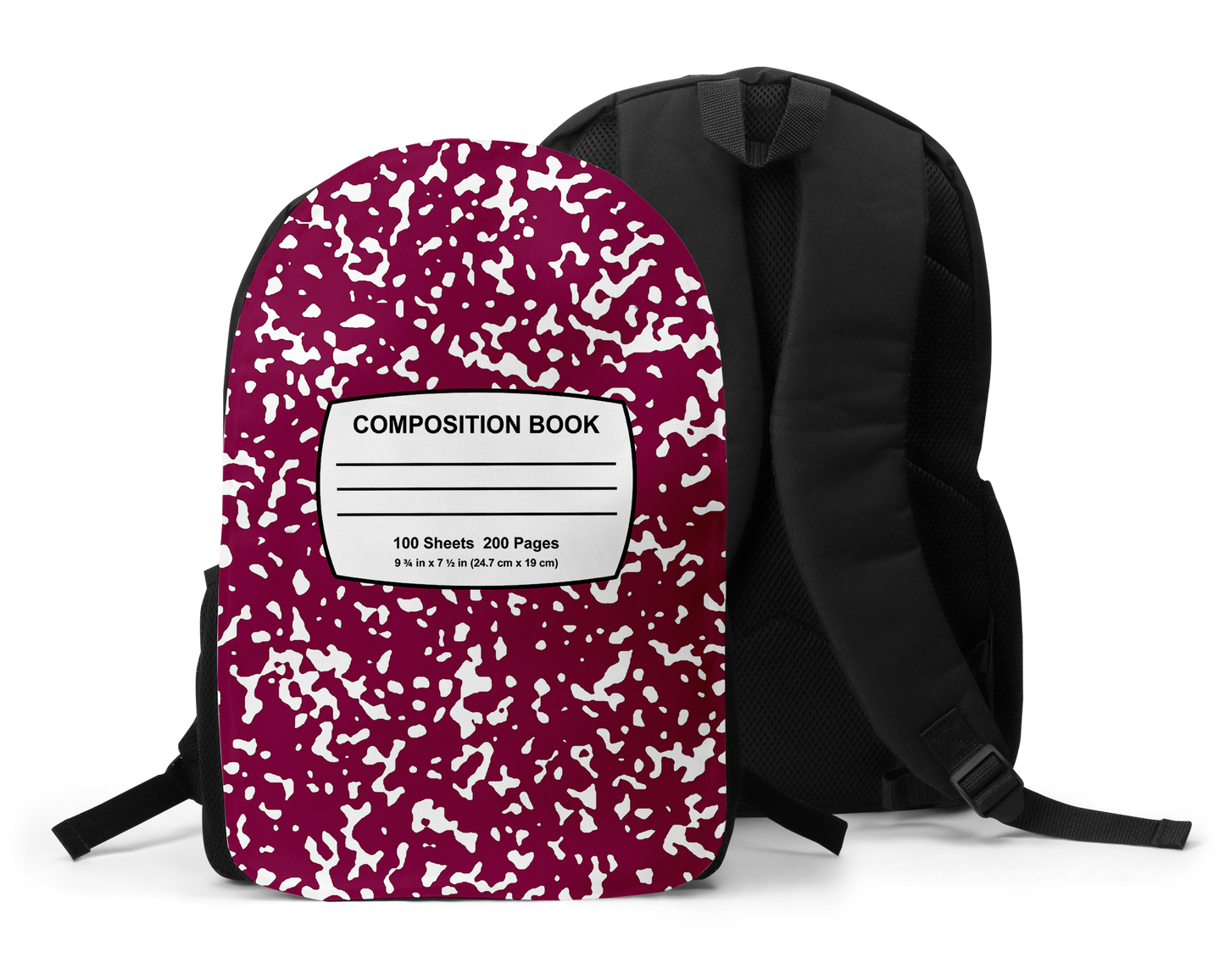 Composition Backpacks and Lunch Bags