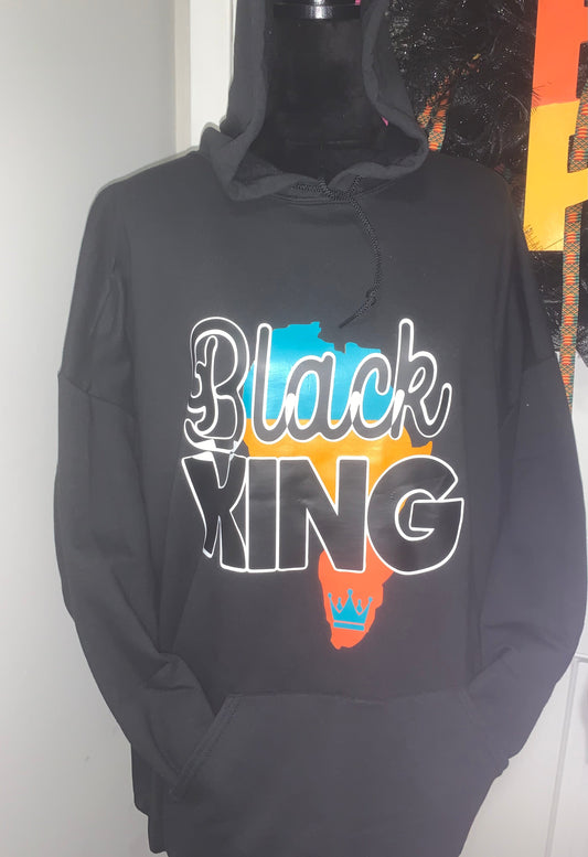 Black King/ Black Queen Hoodie