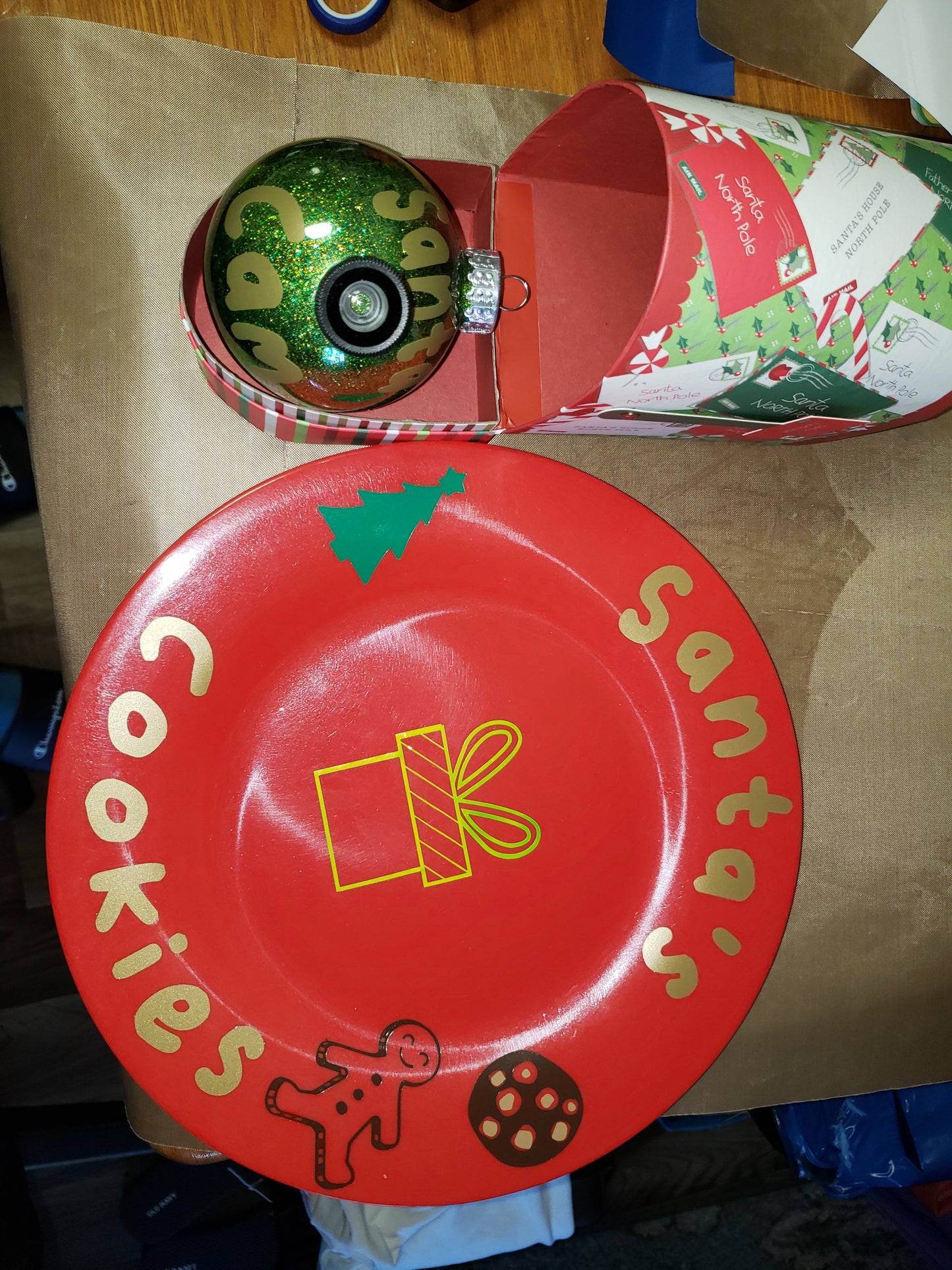 Santa's cookie trays