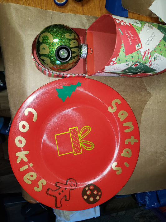 Santa's cookie trays