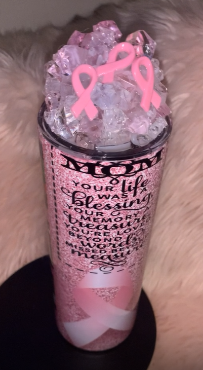 Breast Cancer Memorial Tumbler