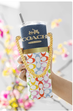 COACH PURSE TUMBLER