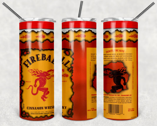 Fireball 20 Oz Tumbler