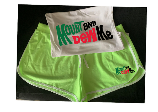 Mount and Dew Me Short Set
