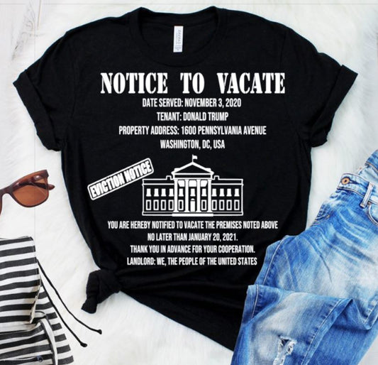 Notice to Vacate