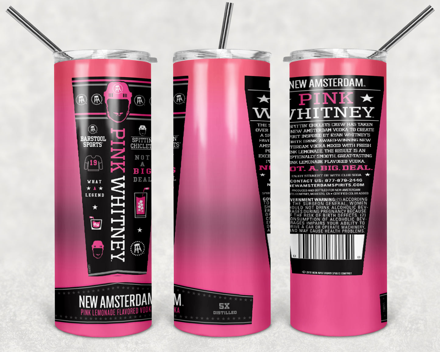 Pink Whitney 20 Oz Tumbler