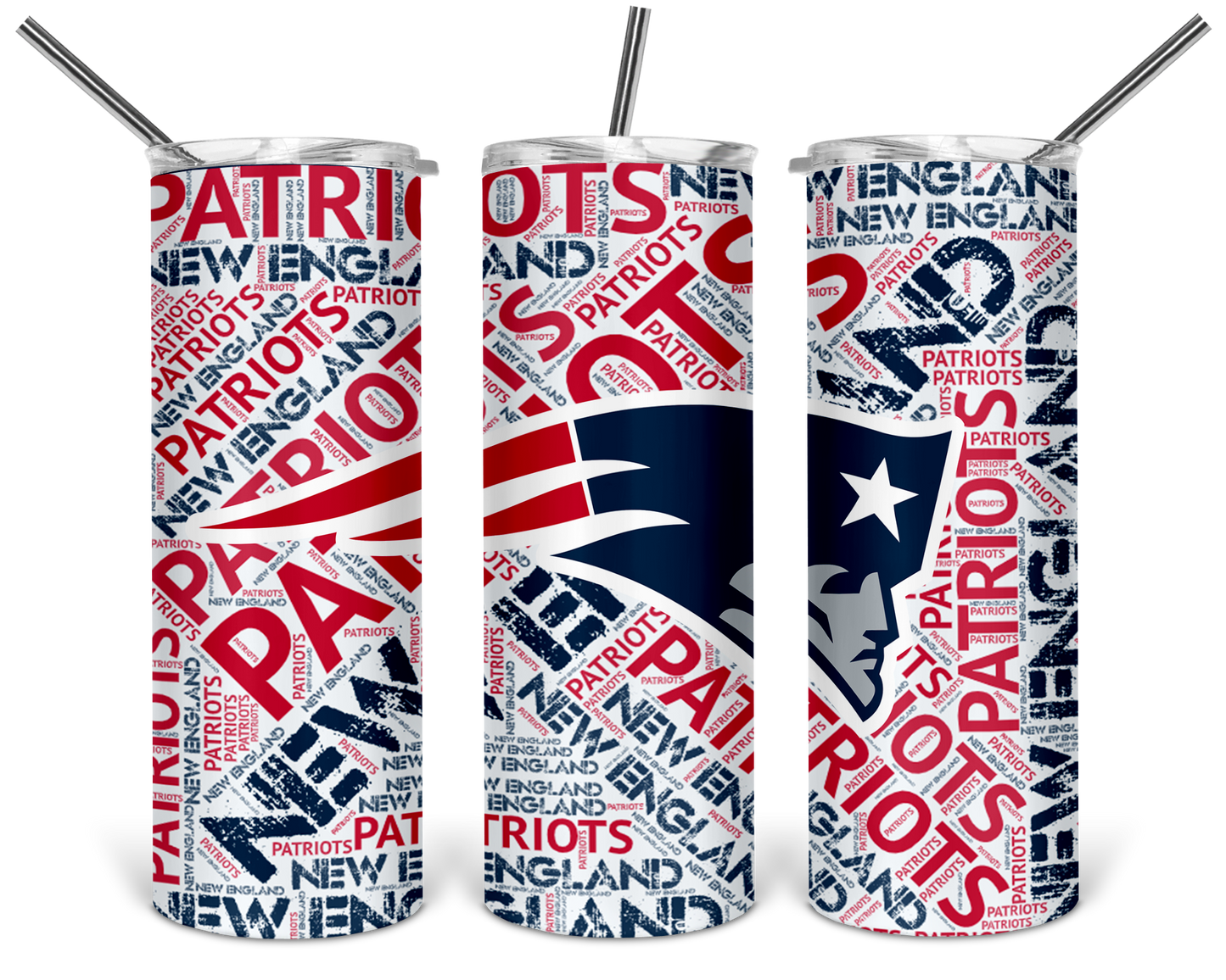 NFL Inspired Word Art  20 0z Tumbler