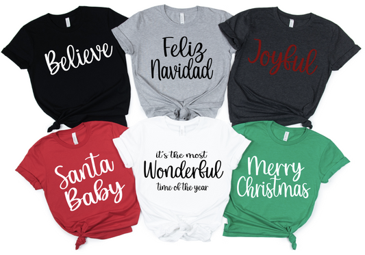 Christmas Tee's