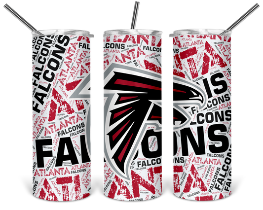 NFL Inspired Word Art  20 0z Tumbler