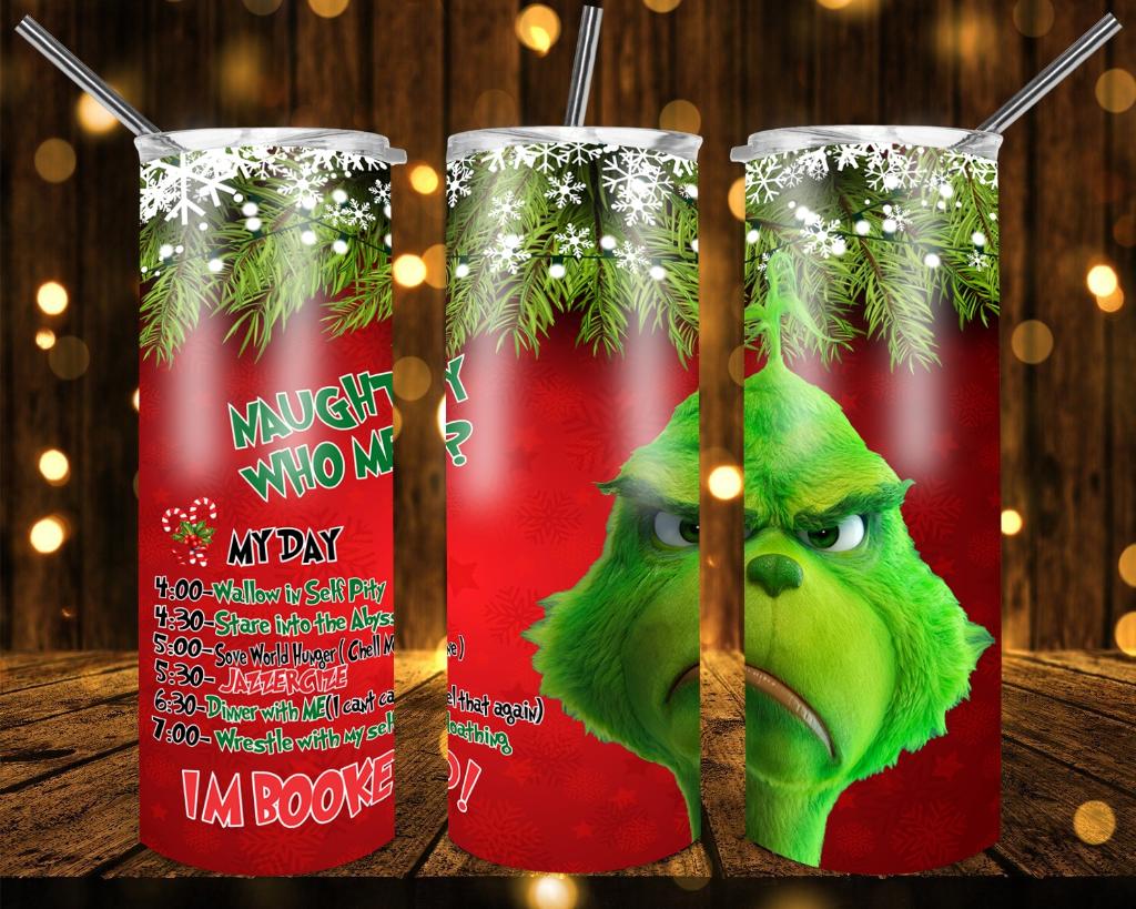 Grinch 20 oz tumblers