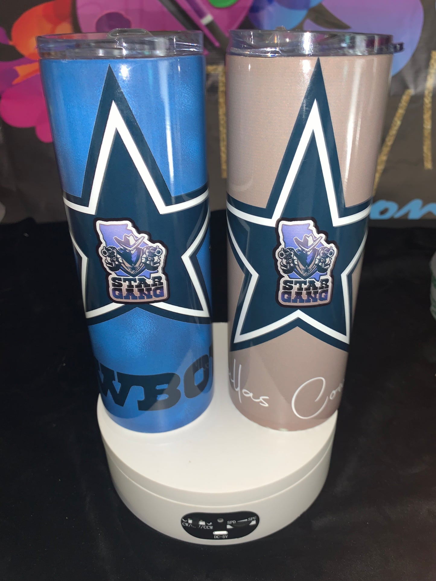 Dallas Cowboys inspired Tumbler