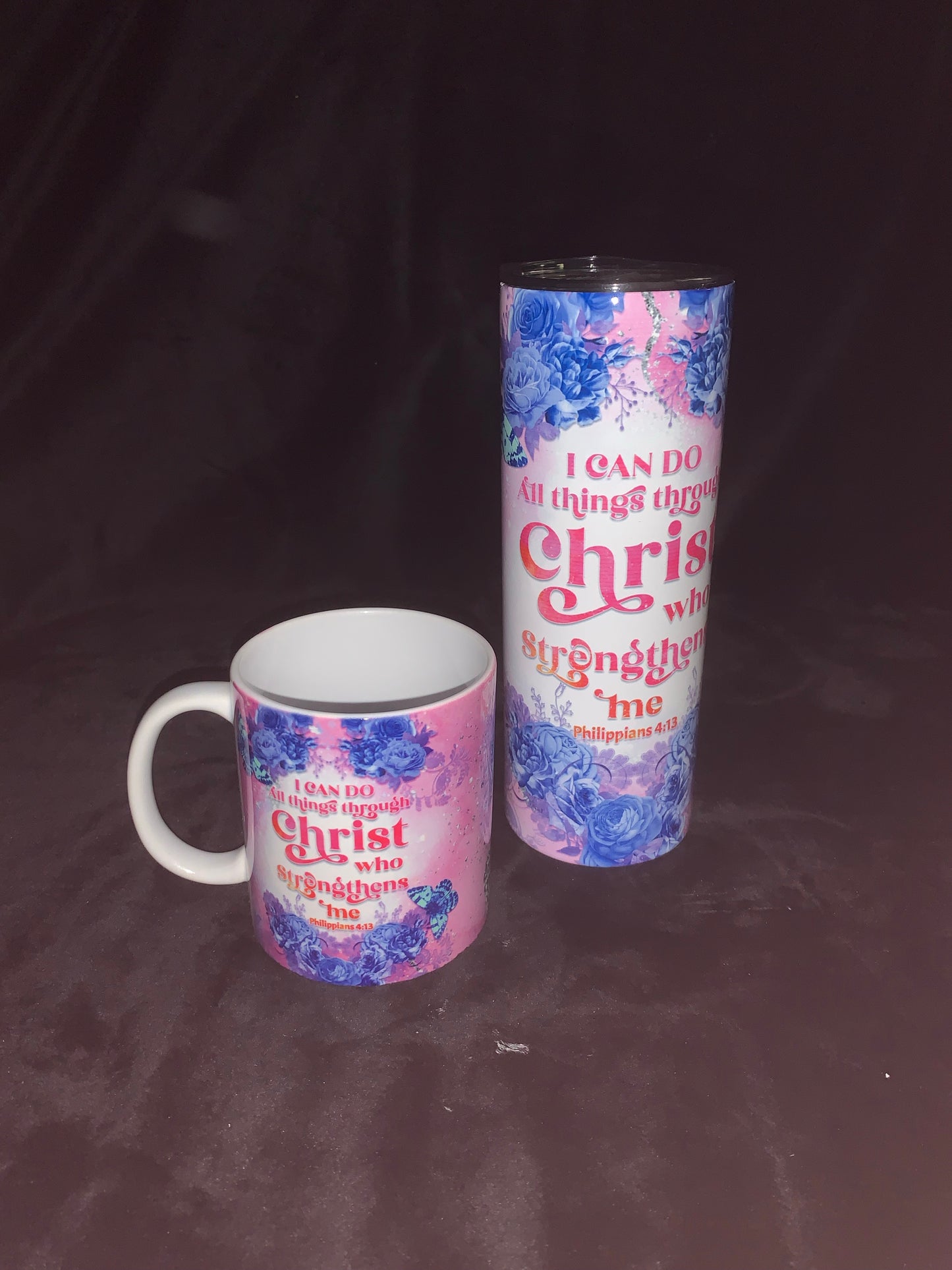 I can do all things through Christ who strengthens me Tumbler and Mug