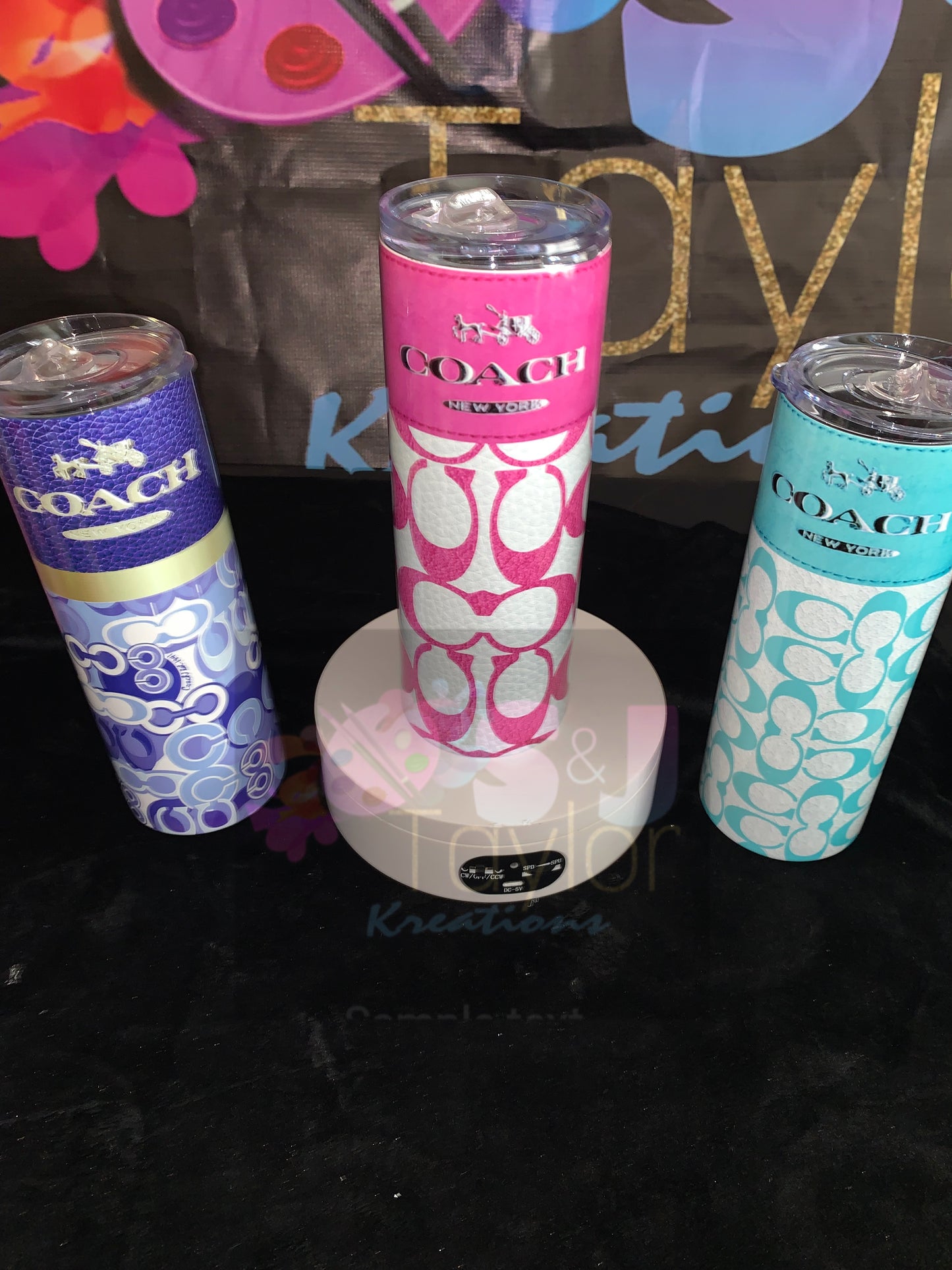 Luxury Inspired Coach Tumblers