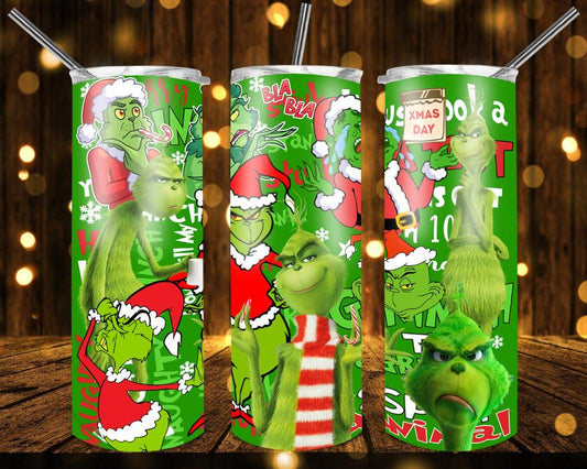 Grinch 20 oz tumblers