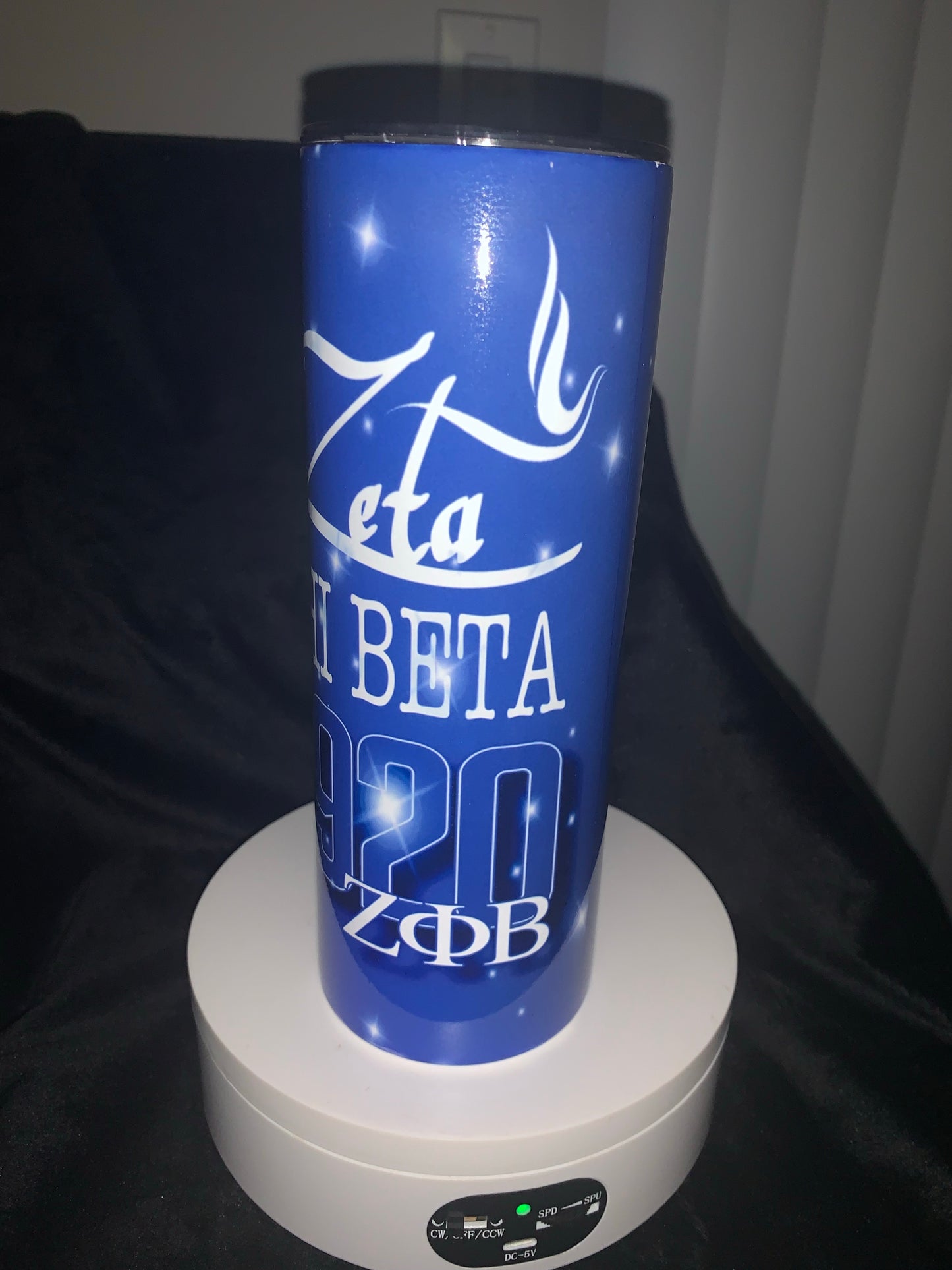 Zeta Phi Beta inspired Tumbler