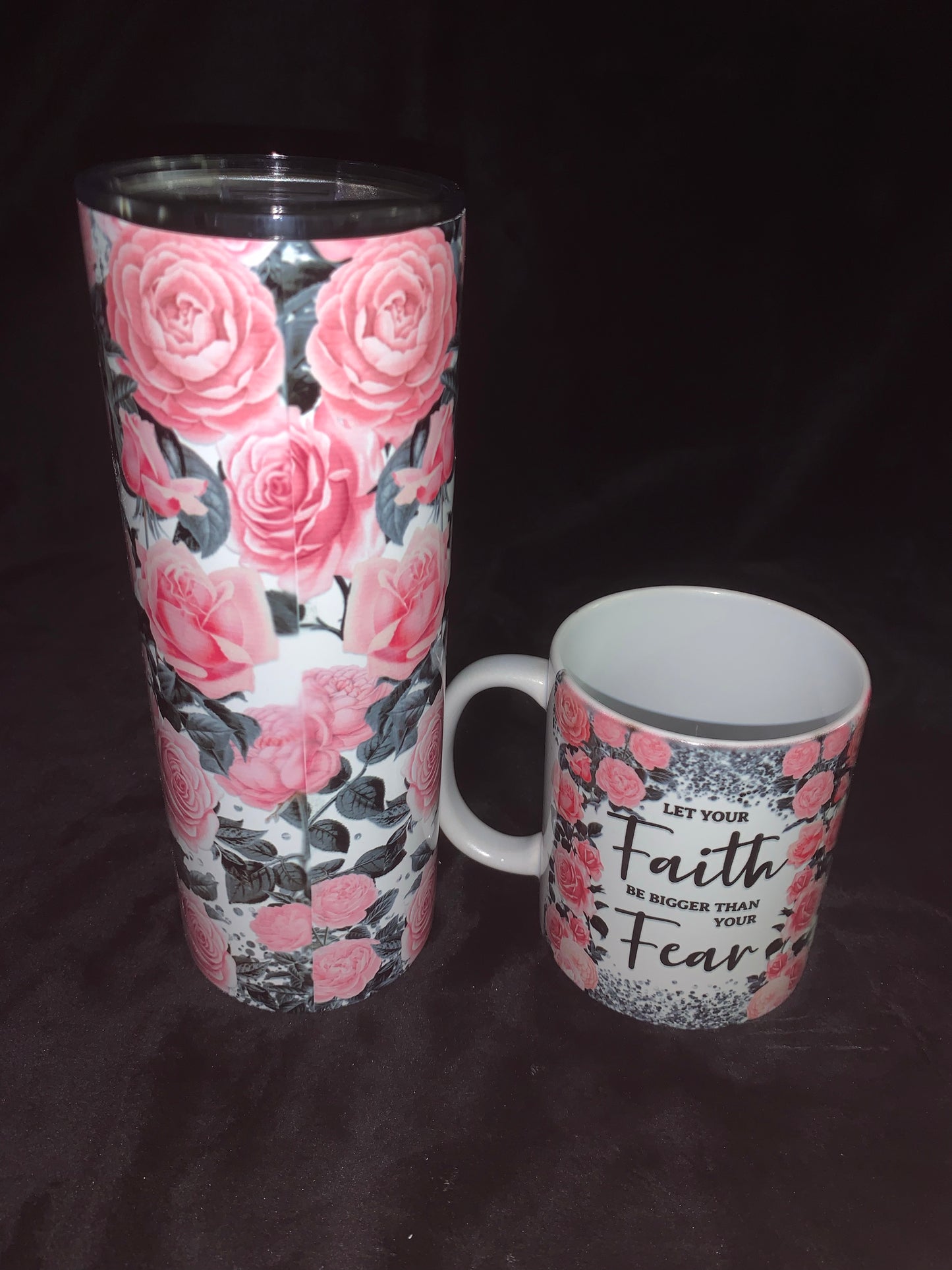 Let your Faith be bigger than your Fear Tumbler and Mug