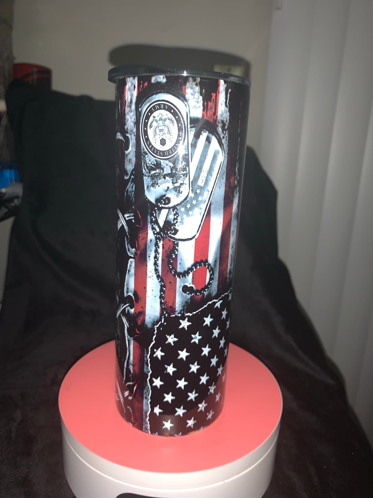 US ARMY 20Oz Skinny Tumbler