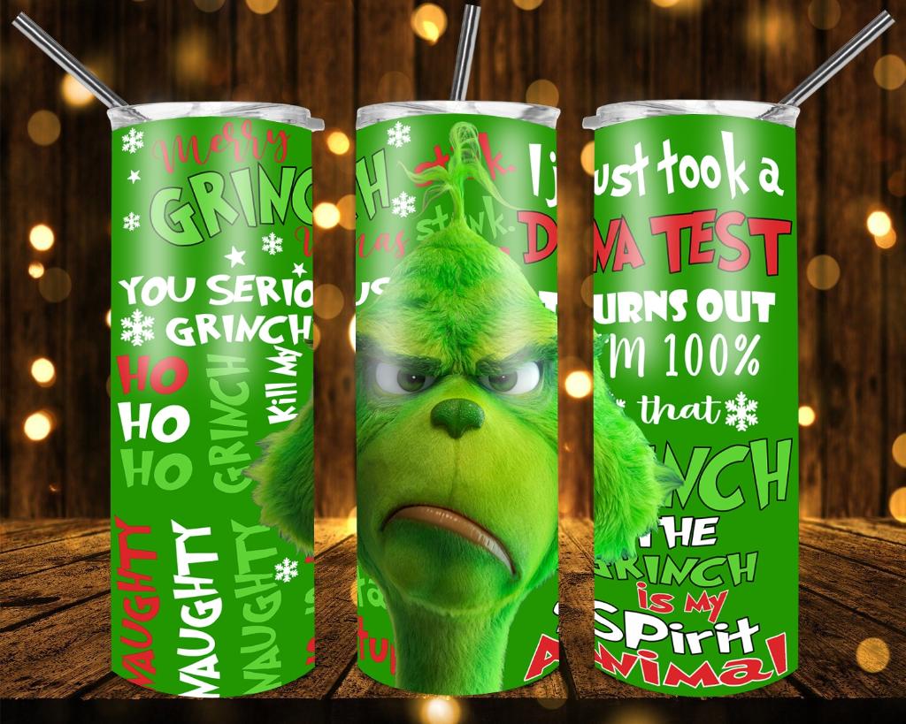 Grinch 20 oz tumblers