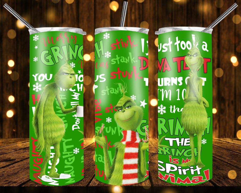 Grinch 20 oz tumblers