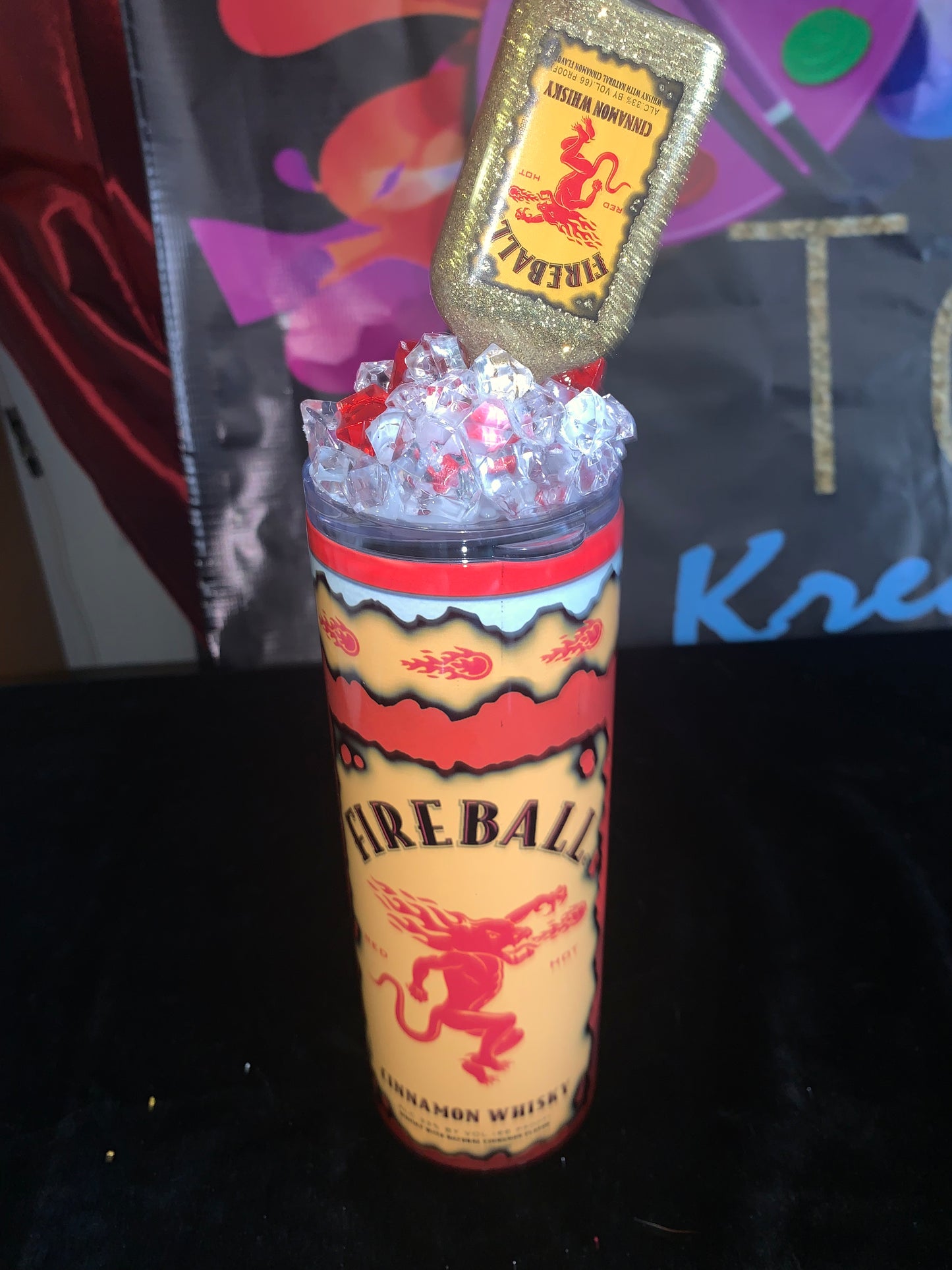 Fireball 20 Oz Tumbler